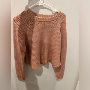 LUSH tan-pink sweater